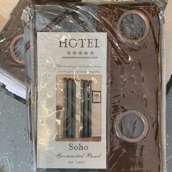 2 Soho Hotel Grommeted Panels - Picture 2 of 7